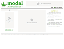 Tablet Screenshot of modaltextile.com